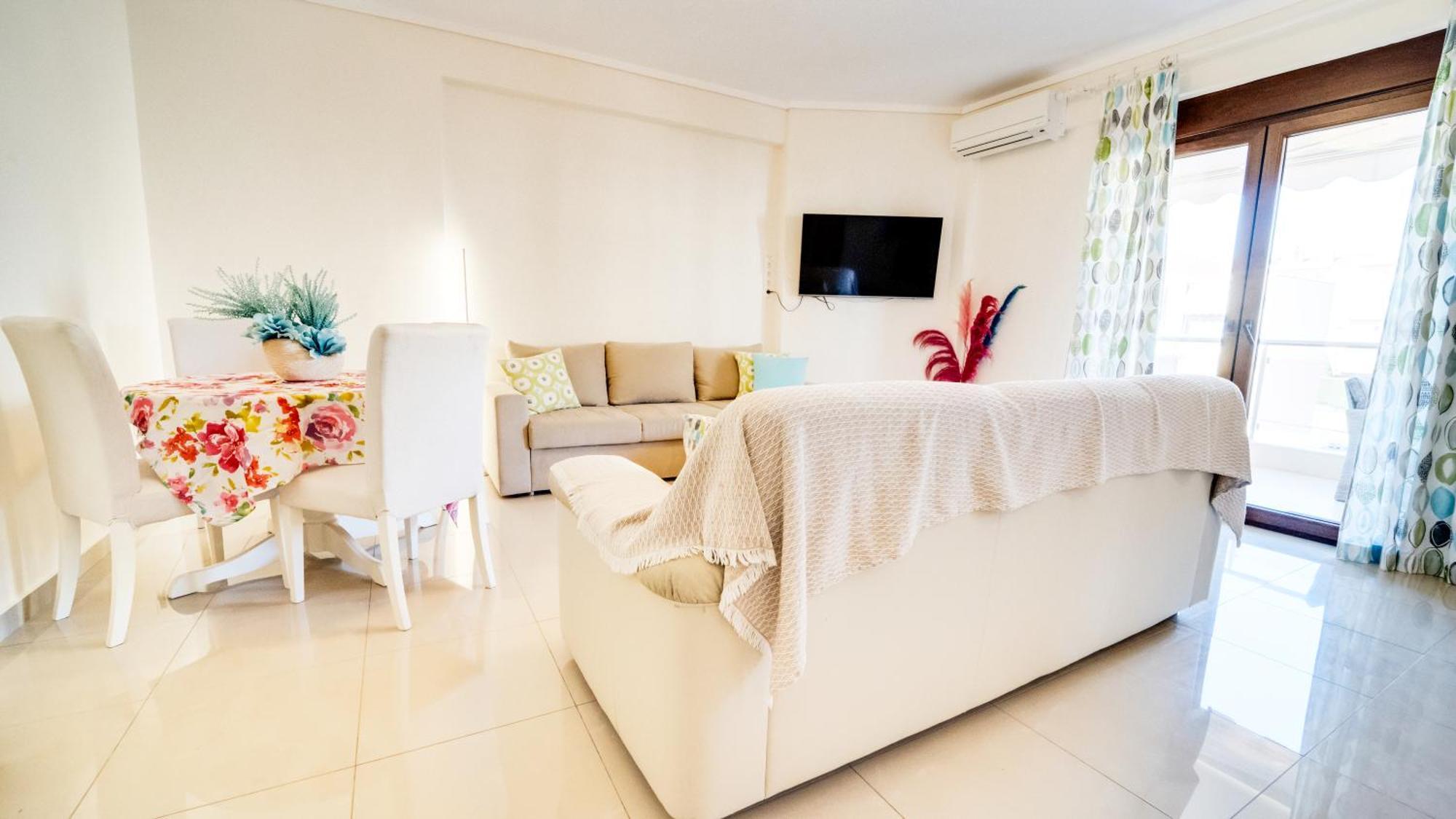 Luxury And Sunny Apartment 250 Mts From The Beach!! Peraia  Exterior photo