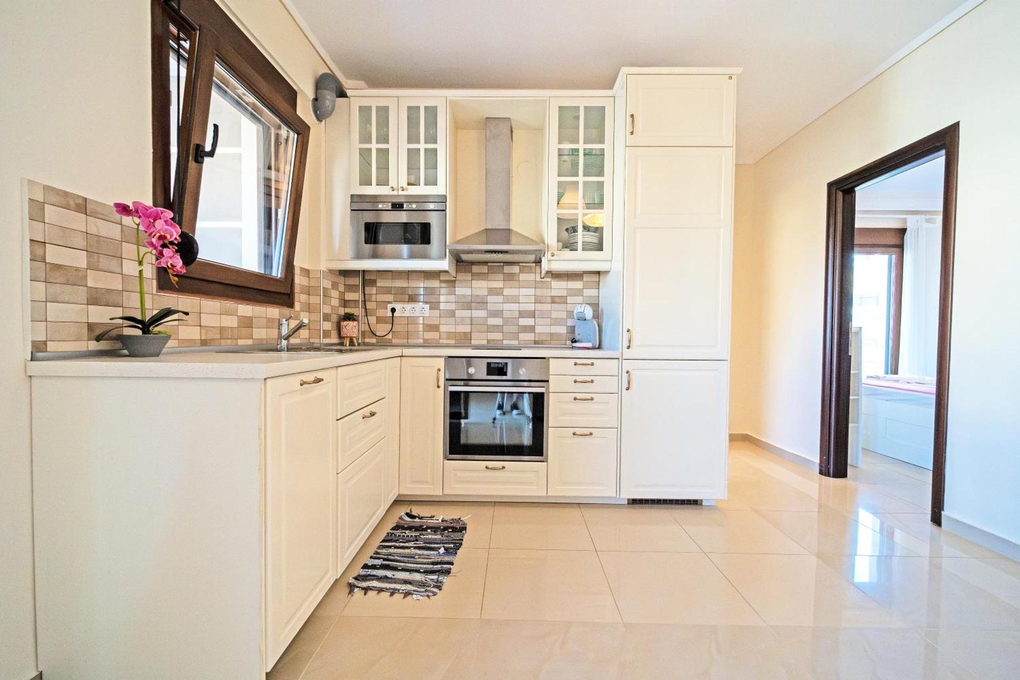 Luxury And Sunny Apartment 250 Mts From The Beach!! Peraia  Exterior photo