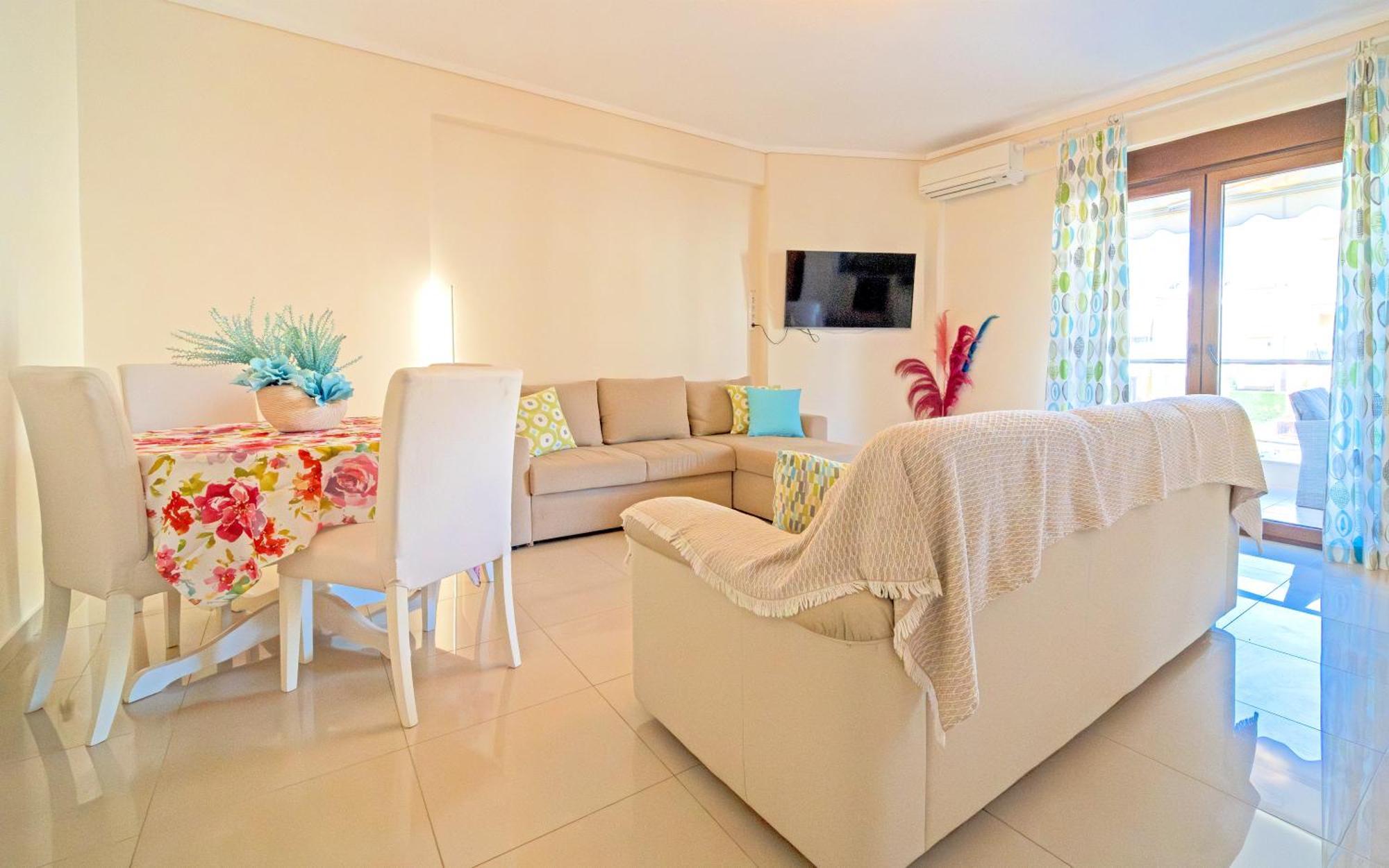 Luxury And Sunny Apartment 250 Mts From The Beach!! Peraia  Exterior photo