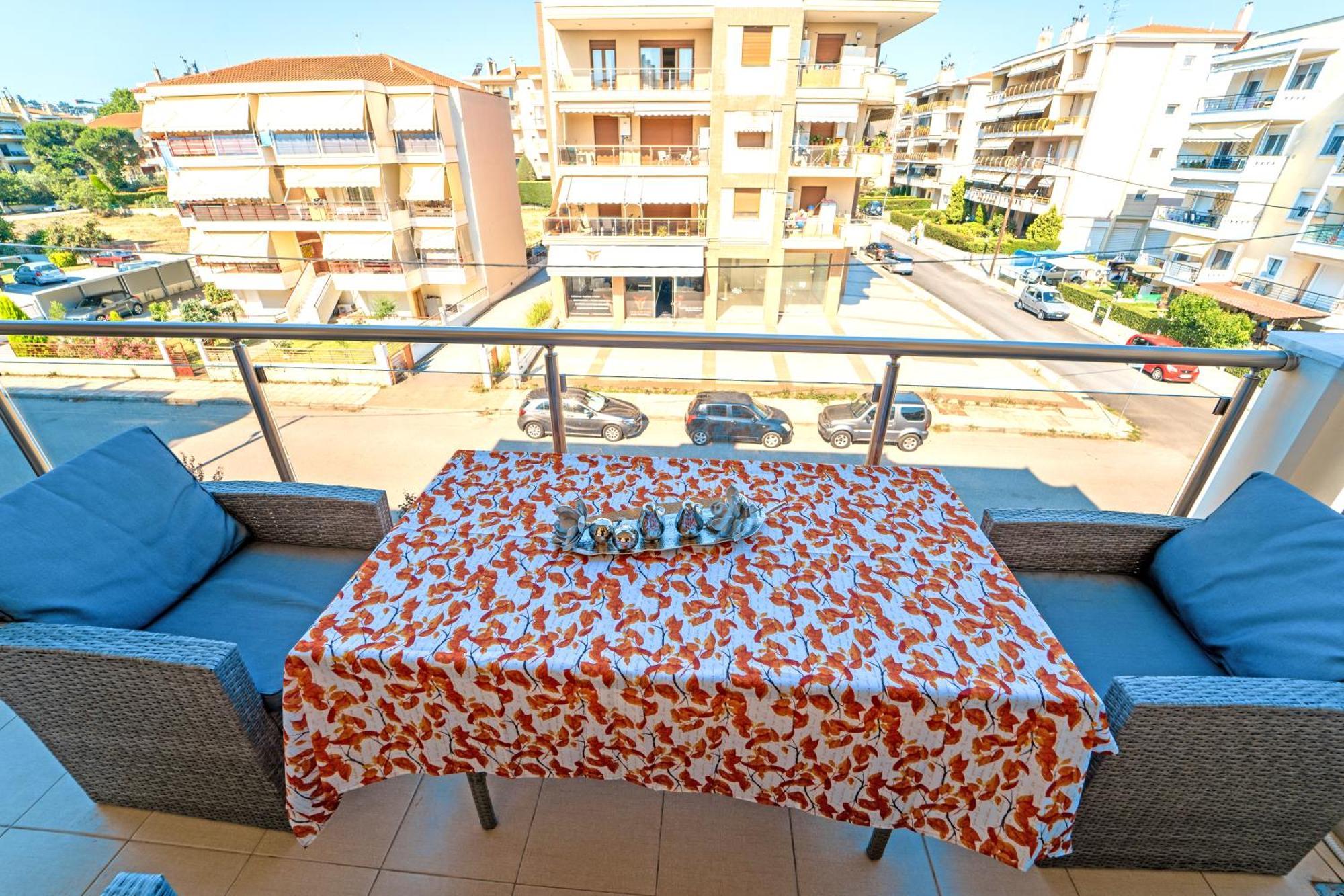 Luxury And Sunny Apartment 250 Mts From The Beach!! Peraia  Exterior photo